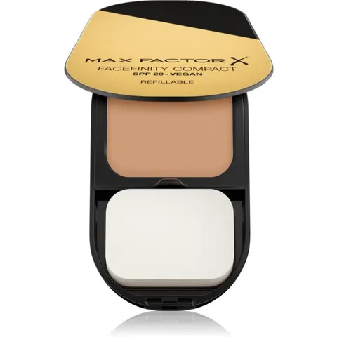 Max Factor Facefinity Refillable compact mattifying foundation SPF 20 shade 001 Porcelain 10 g – image 2