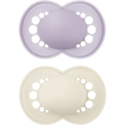 MAM Original 16m+ dummy Purple/ Beige 2 pc – image 2