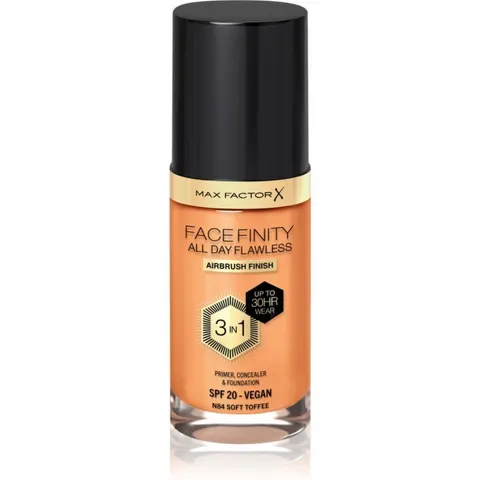 Max Factor Facefinity All Day Flawless long-lasting foundation SPF 20 shade 84 Soft Toffee 30 ml – image 2