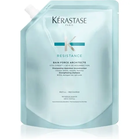 Kérastase Resistance Bain Force Architecte Shampoo Refill Pouch 500ml – image 3
