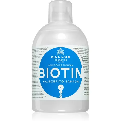 Kallos Biotin Beautifying Shampoo 1000ml, White – image 2
