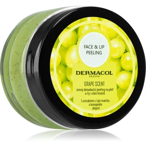 Dermacol Face & Lip Peeling Grape deep cleansing scrub for lips and cheeks 50 ml – image 2