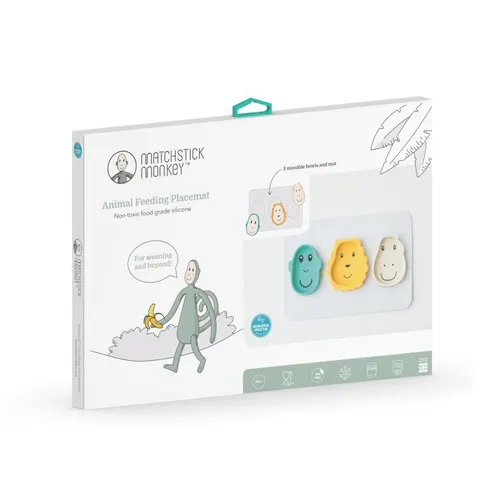 Matchstick Monkey Animal Snack Mat – image 2