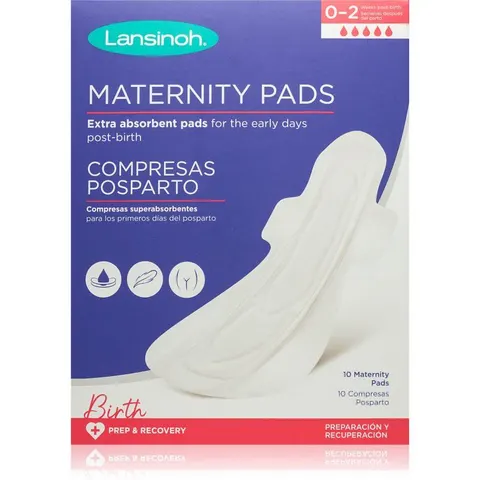 Lansinoh Extra Absorbent Maternity Pads 10 pcs – image 2