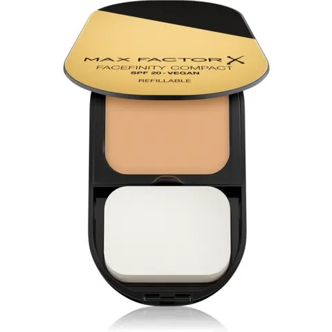 Max Factor Facefinity Refillable compact mattifying foundation SPF 20 shade 033 Crystal Beige 10 g – image 2