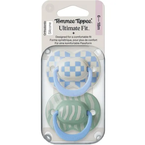 Tommee Tippee Ultimate Fit 6-18m dummy Boy 2 pc – image 2