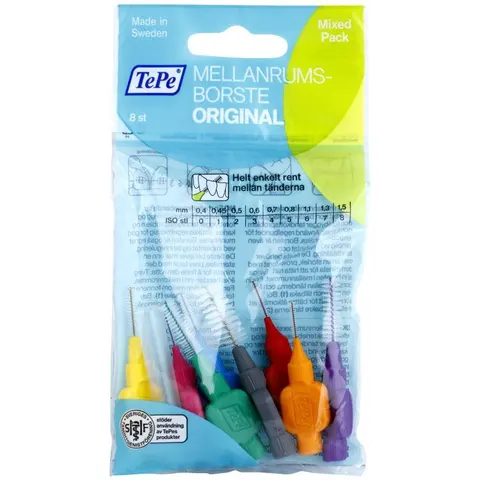 TePe Original interdental brushes mix 8 pc – image 2
