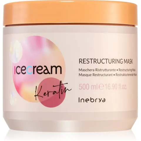 Inebrya Ice Cream Keratin Restructuring Mask 500 ml – image 2