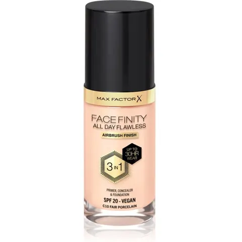 Max Factor Facefinity 3 in 1 Primer Concealer & Foundation C10 Fair – image 2