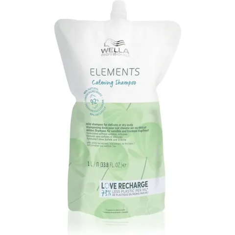 1000 Liter Wella Professionals Elements Calming Shampoo Refill – image 3