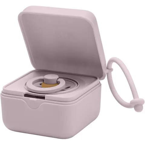 BIBS Dummy Case dummy box Dusky Lilac 1 pc – image 2