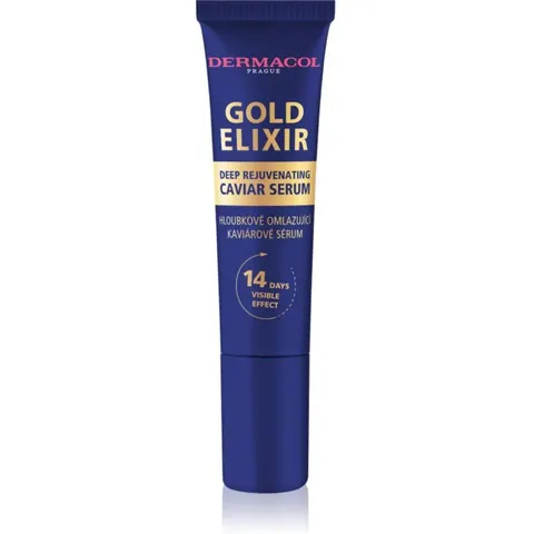 Dermacol Gold Elixir deep repairing serum with caviar 12 ml – image 2