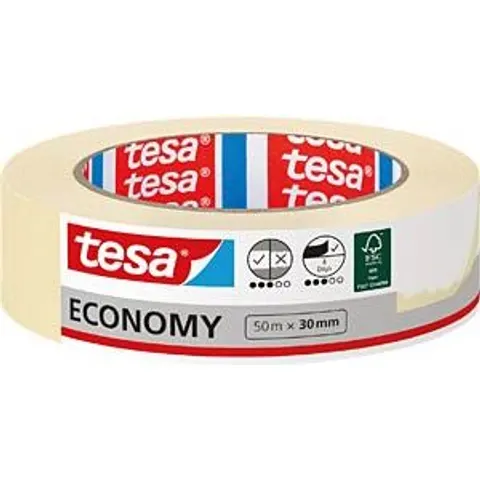 TESA 05287 - tesa® BASIC masking tape, 50 m x 30 mm – image 2