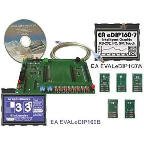 DISPLAY VISIONS EAKIT EDIP160B - Starter kit with eDIP160B LCD, touch – image 2