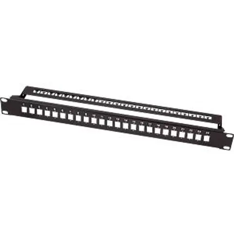 "LOGILINK FB0002B - 19"" fiber optic panel for 24x LC Duplex / SC Simplex couplings" – image 2