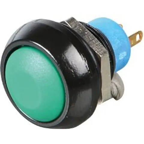 Apem IP67 Pushbutton Round, Momentary, Green – image 2