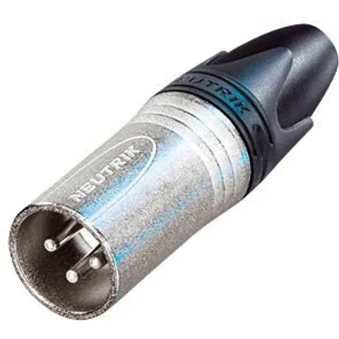 Neutrik XLR Plug, Crimp, Nickel – image 2