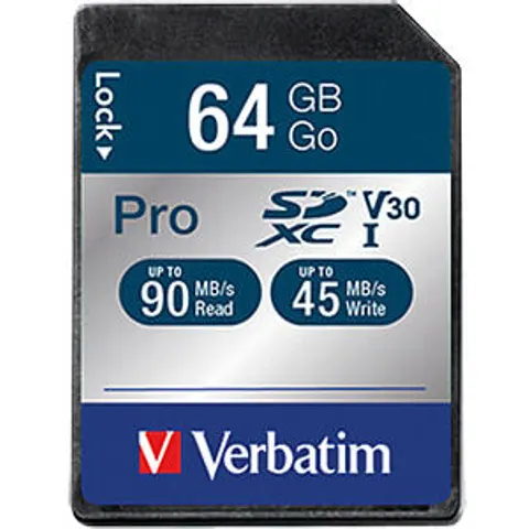 Verbatim Pro 64 GB SDXC UHS Class 10 – image 2