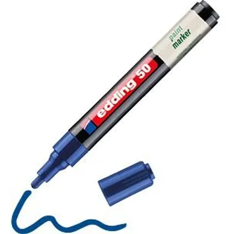 EDDING 50BL - Paint marker, 2.0 - 3.0 mm, blue – image 2
