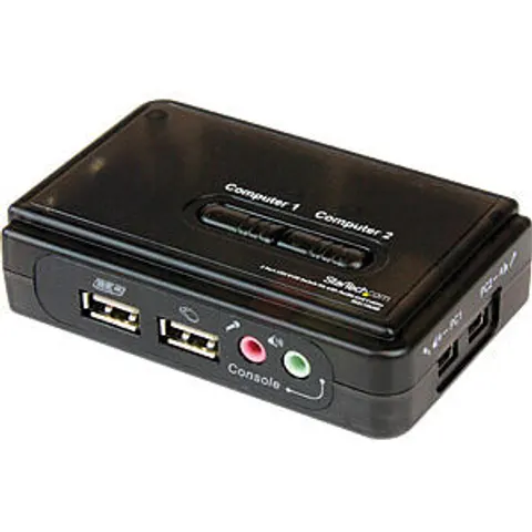 STARTECH.COM ST SV211KUSB - 2-Port KVM Switch, VGA – image 2