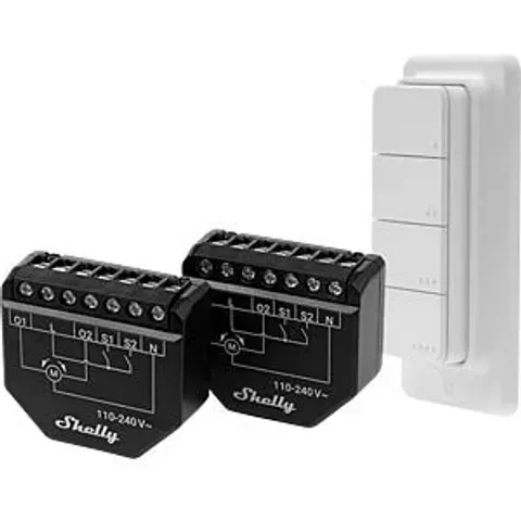 SHELLY SHUT2BRB4 - Shelly Shutter x2 + BLU RC Button 4 – image 2