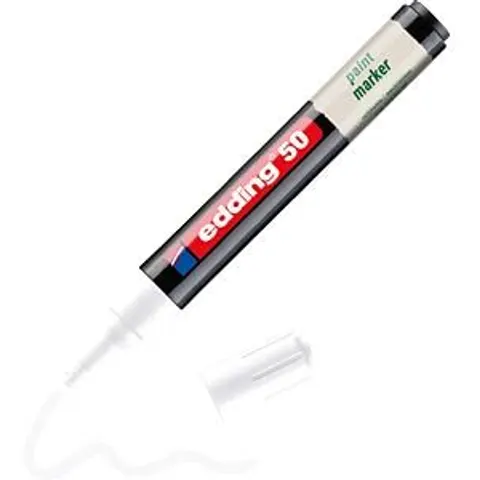 EDDING 50WS - Paint marker, 2.0 - 3.0 mm, white – image 2