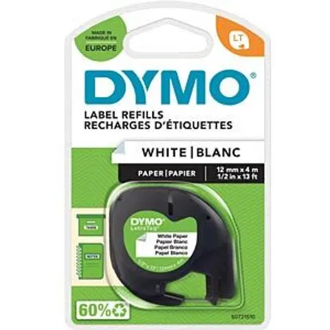 Dymo LetraTag Paper Tape - White – image 2