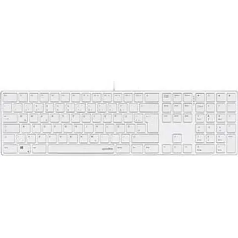 SPEEDLINK SL-640010-WT - Keyboard, USB, white, ergonomic, layout: German – image 2