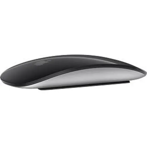 Apple Magic Mouse: Bluetooth, rechargeable. Works with Mac or iPad; Black, Multi-Touch surface (USB-, use-like new – image 2