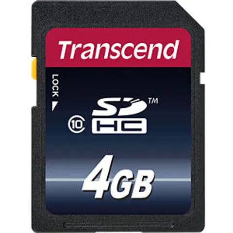 Transcend SD Card SDXC/SDHC Class 10 4GB – image 2
