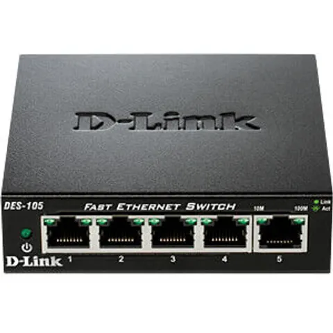 D-Link DES-105 Unmanaged L2 Black – image 2