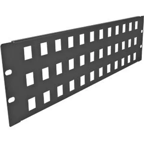 "DELOCK 66838 - 19"" Keystone Patchpanel, 48 Port, 3 U, black" – image 2