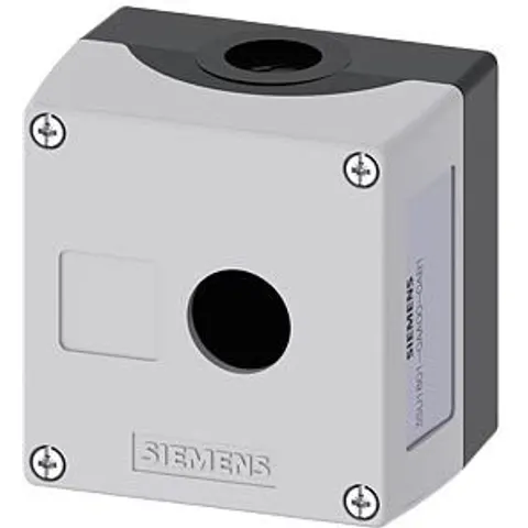 SIEMENS SIE 1801-0AB1 - Enclosure, 22 mm — round, grey, 1 command point – image 2