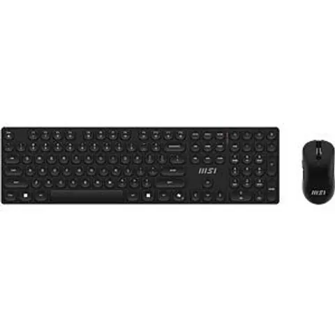 MSI K210C SW - Keyboard and mouse set, wireless, German layout, black – image 2