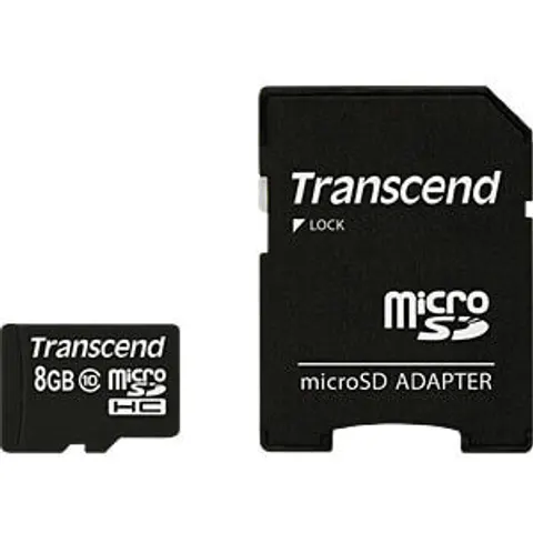 TS8GUSDHC10 - MicroSDHC memory card 8GB, Transcend Class 10 – image 2