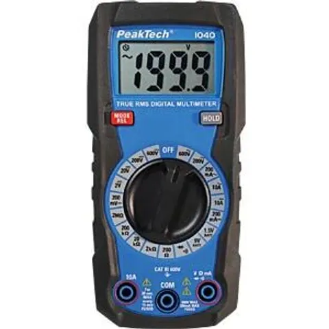 PEAKTECH 1040 - Multimeter, digital, 2000 counts, TRMS, man. range – image 2