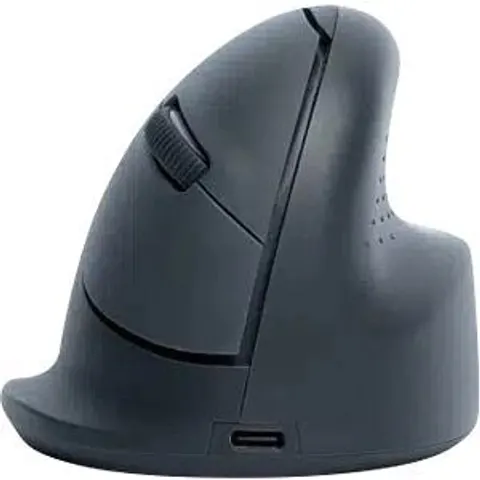 R-Go Tools Vertical mouse R-Go HE Basic ergonomic mouse medium (hand size 185 mm) right-handed Bluetooth grey – image 2
