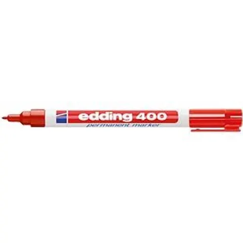EDDING 400RT - Permanent marker/red/tip 1.0 mm – image 2