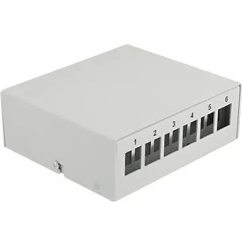 DELOCK 43410 - Keystone Patch Panel 6 Port grey – image 2