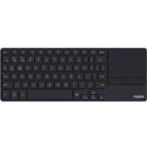 RAPOO E2810M SW - Wireless keyboard, Bluetooth/wireless, with touchpad, black, DE – image 2