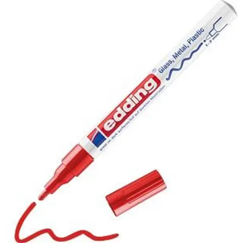 EDDING GLM751RT - Gloss paint marker, 1 -2 mm, red – image 2