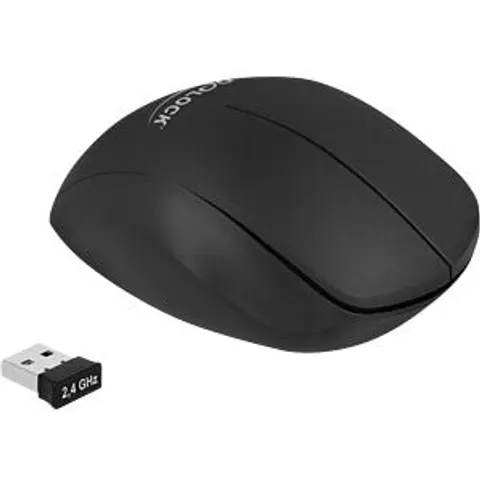 DELOCK 12598 - Mouse, wireless, black, right handers – image 2