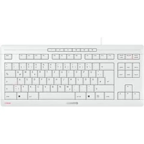 CHERRY JK-8600DE-0 - Keyboard, USB, white, compact, German – image 2