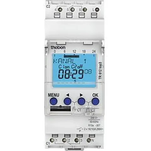 THEBEN AG THEBEN 6120130 - Digital 2-channel timer, weekly programme, app, power reserve – image 2