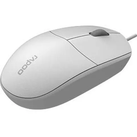 RAPOO N100 WS - Mouse, wired, USB, white – image 2