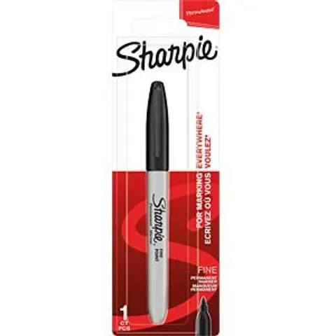 Sharpie FINE PERM MARKER BLK PK12 – image 3