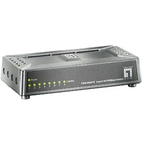 LevelOne 8-Port Fast Ethernet Switch – image 2