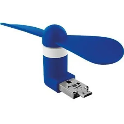 XLAYER 211041 - USB 2-in-1 mini fan, blue – image 2