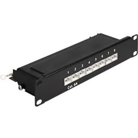 "DELOCK 66872 - 10"" Patch Panel 8 port Cat.6A 1U black" – image 2