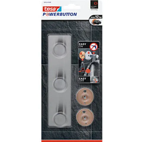 TESA 59334 - Tesa® Powerbutton hook strip – Classic – image 2